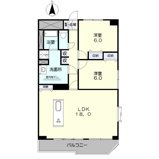 【間取り】 | ライオンズマンション西市駅前