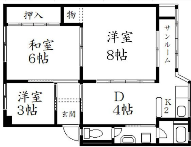 【間取り】 | シャンティ浜野