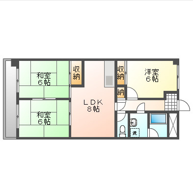 【間取り】 | プラザハウス東岡山