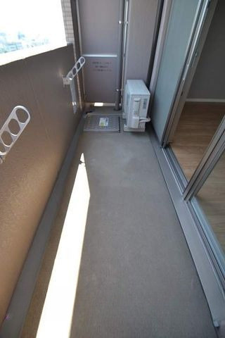 ルミエール岡山駅西口のバルコニー