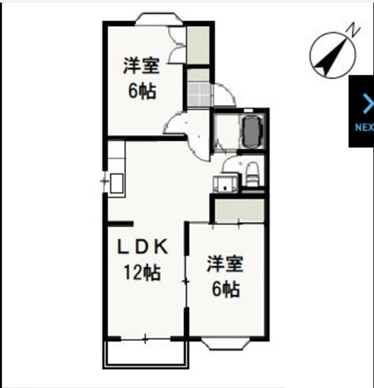 【間取り】 | メゾン大福