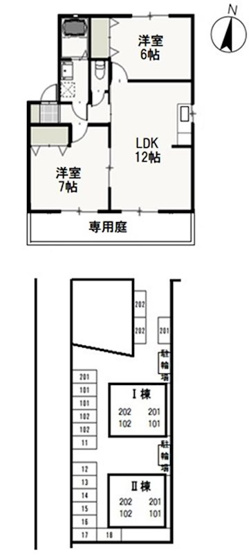【間取り】 | エクセレントハイツⅠ