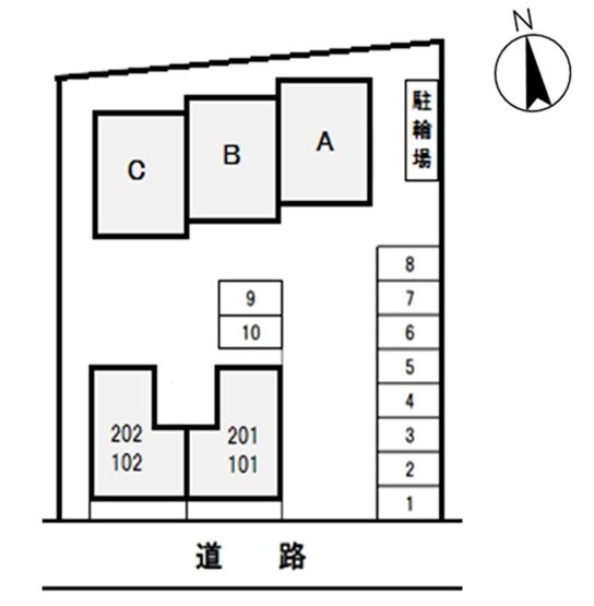 【区画図】 | エルハイムⅢ　