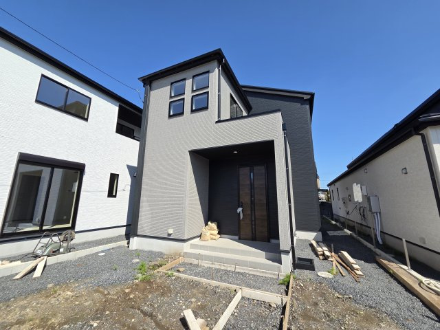 新築　太田市鳥山上町　2号棟の外観|現地写真　2026年8月完成予定！随時ご内覧可能です。お気軽にご連絡ください！