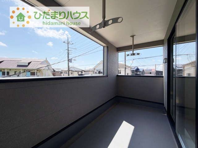 【バルコニー】 | 土浦市中村南第11　新築戸建　1号棟 | 雨の日も安全なインナーバルコニー☆安心してお出かけできますね(^_-)-☆