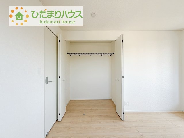 【収納】 | 土浦市中村南第11　新築戸建　1号棟 | 全室にクローゼットが付いていて、お部屋の住空間もスッキリ広々つかえそうです(^^)/