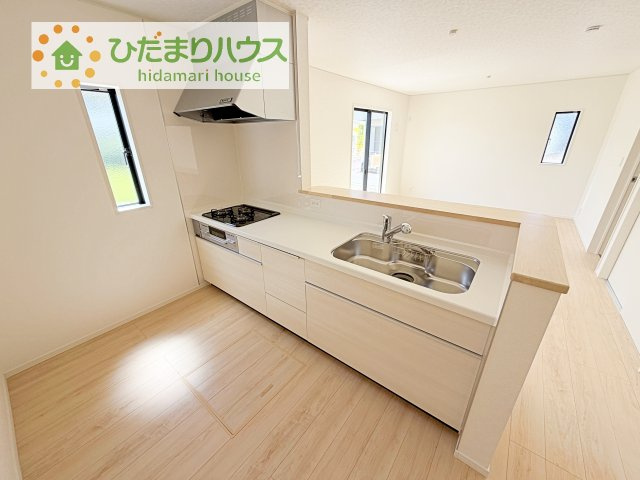 【キッチン】 | 土浦市中村南第11　新築戸建　1号棟 | ご家族を身近に感じられる対面キッチン☆
