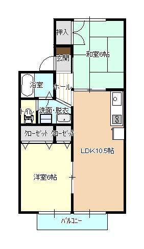 【間取り】 | パークサイドうがわ　