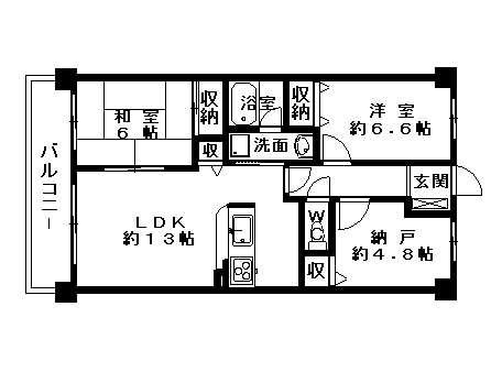 【間取り】 | ライオンズマンション上中野