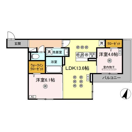 【間取り】 | トリシア西崎本町