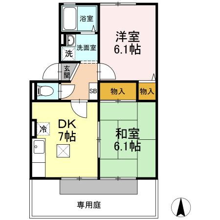 【間取り】 | カンフォタブルライフ　A棟