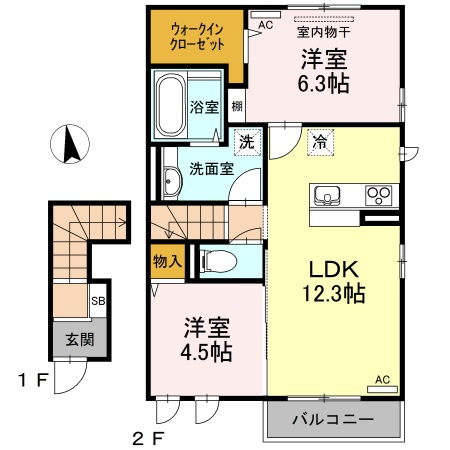 【間取り】 | Ｌａ・Ｍａｉｓｏｎ　C棟