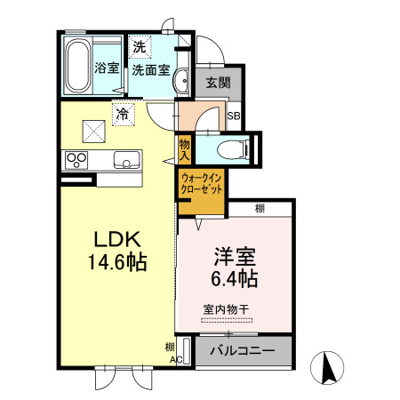 【間取り】 | Ｌａ・Ｍａｉｓｏｎ　Ａ棟