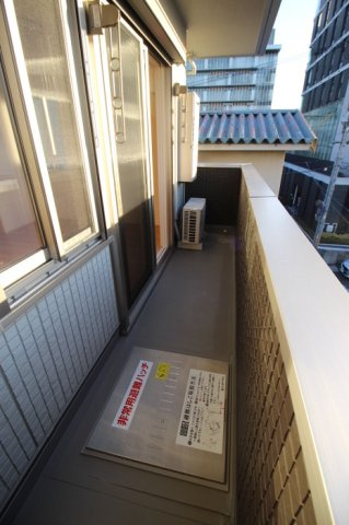 ウィング　A棟　のバルコニー