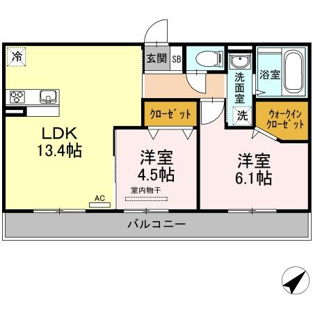 【間取り】 | メナージュ今