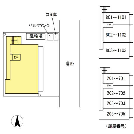 【区画図】 | TWIN TOWERS AZUKI