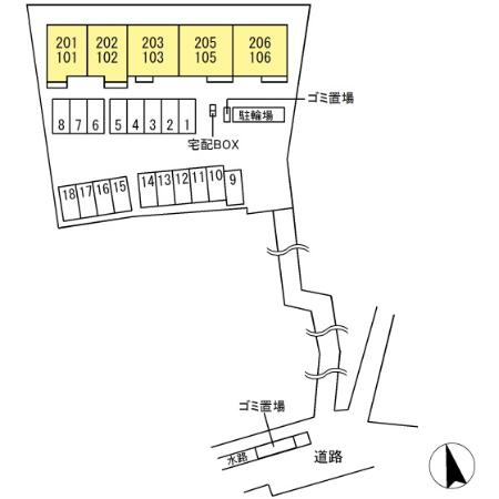 アルカンシェルの区画図