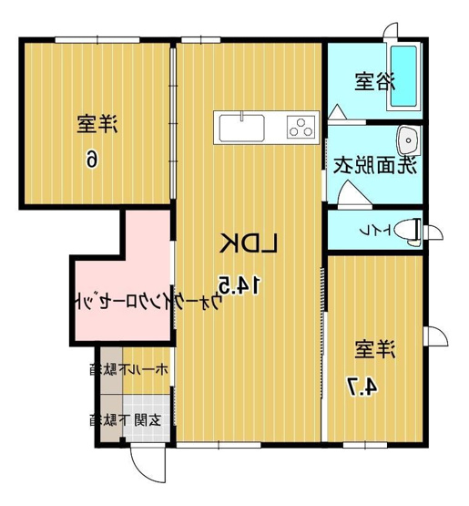 【間取り】 | クレセオ西長瀬