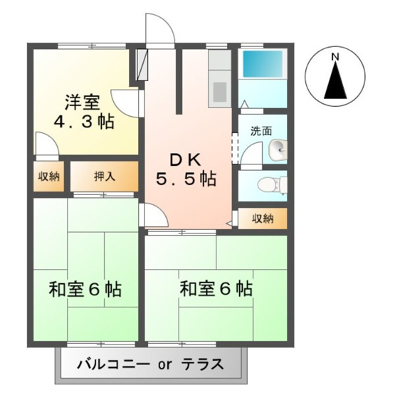 【間取り】 | エスポワール　