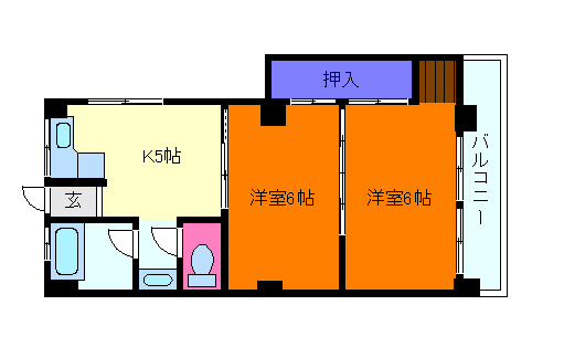 六甲台マンションの間取り