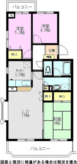 【間取り】 | 新座四季タウンF