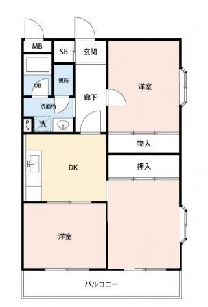 オンセイマンションの間取り|間取りです。