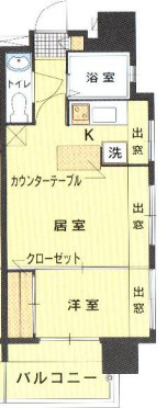 【間取り】 | エステートモア天神サクセス