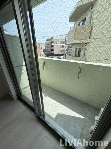 目黒区原町１丁目の賃貸マンションのバルコニー