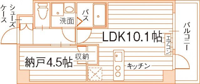 【間取り】 | パティオ東古松