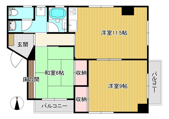 【間取り】 | 旭日ハウス　