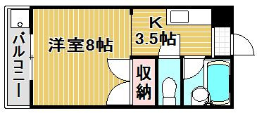 【間取り】 | メゾンフルールⅡ