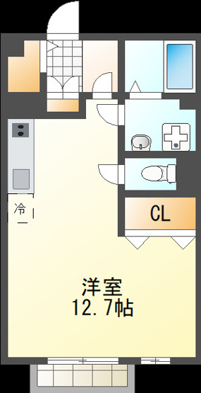 【間取り】 | ワンズＢ棟　