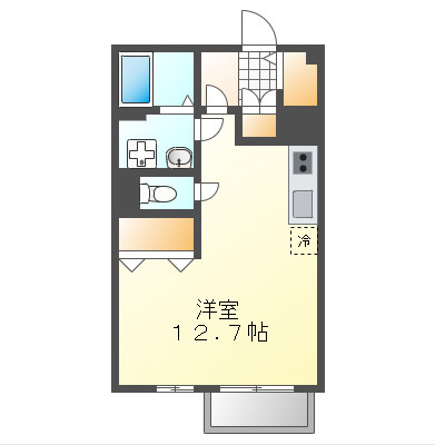 【間取り】 | ワンズＢ棟　