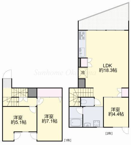 【間取り】 | ＥＴＥＮＡ中仙道西