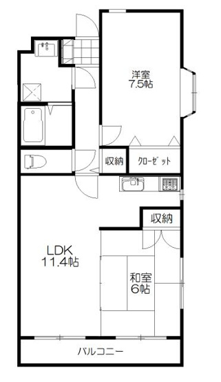 【間取り】 | アフェクション倉田
