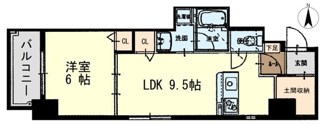 【間取り】 | ガーデン富田町