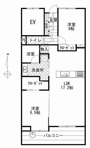 【間取り】 | ビ・ウェル学南町