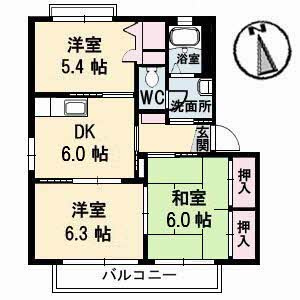 【間取り】 | シャーメゾン大森