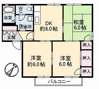 【間取り】 | オークス　参番館