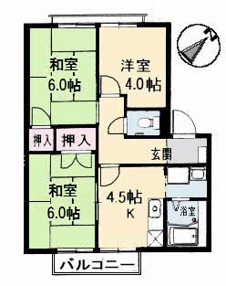 【間取り】 | フレグランス邑久郷
