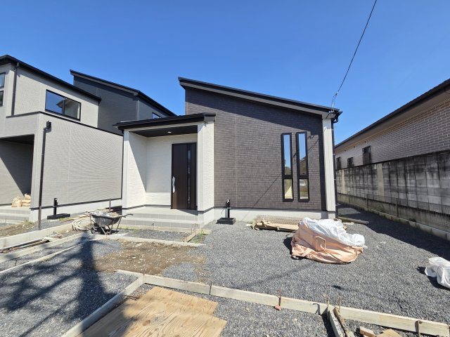 新築　太田市鳥山上町　3号棟の外観|現地写真　2026年8月完成予定！随時ご内覧可能です。お気軽にご連絡ください！