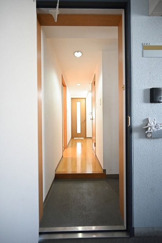 日野市新井２丁目の賃貸マンションの玄関