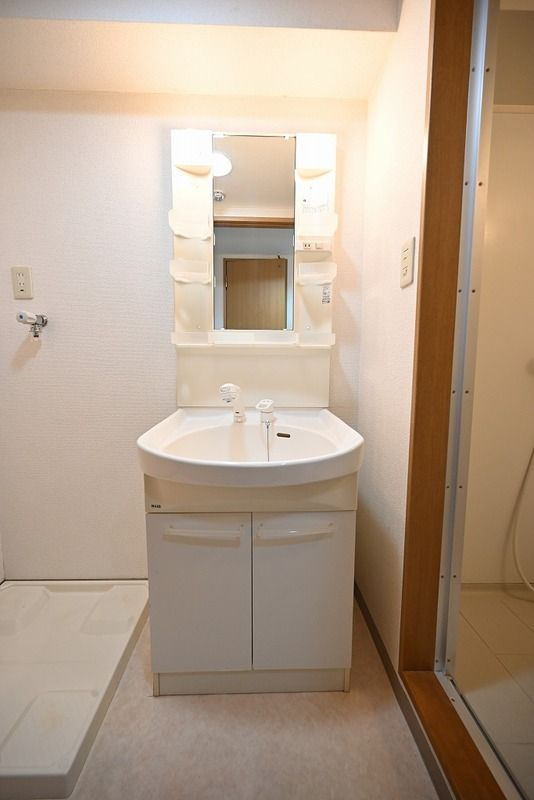日野市新井２丁目の賃貸マンションの洗面所