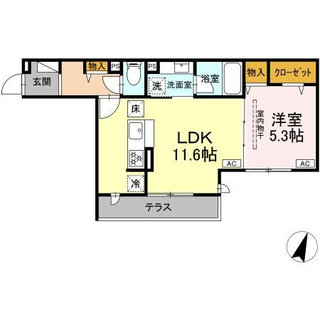 【間取り】 | フラクタス東柏ケ谷