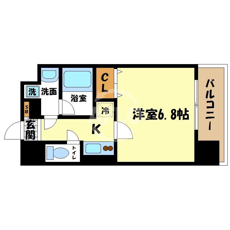 アコード中之島の間取り|アコード中之島　開放感のある間取り