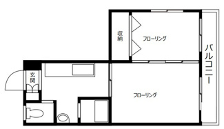 【間取り】 | 山崎ビル | 間取りです。