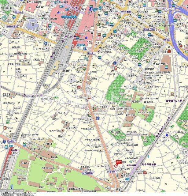ステージファースト目白の地図