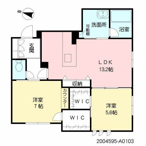 シャーメゾン沼山津　の間取り
