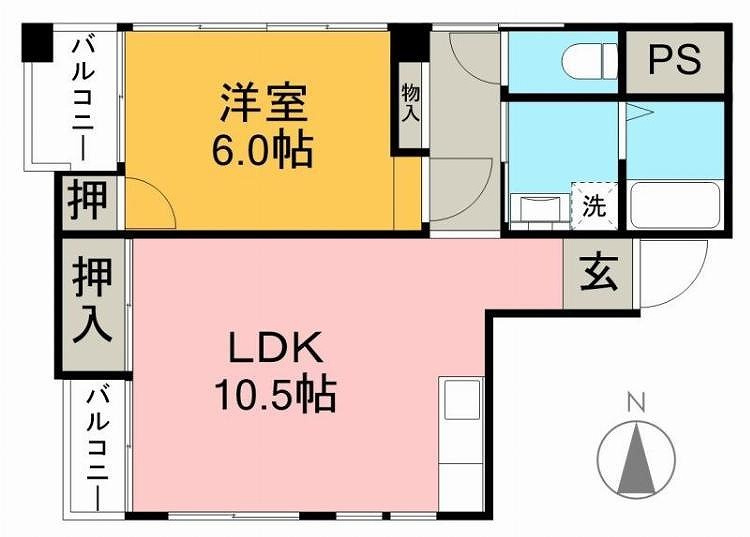 SKYLARKの間取り