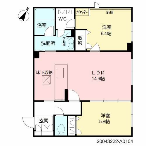 Ｓｅｒｅｎｏ（セレーノ）の間取り